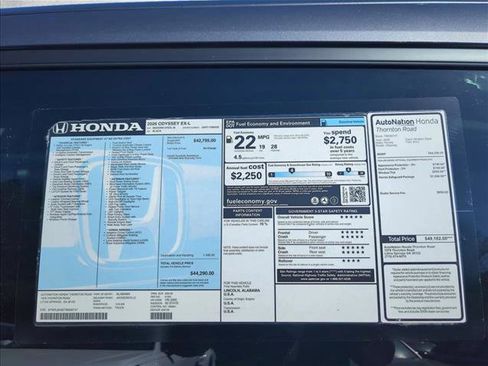 New 2026 Honda Odyssey EX-L image 22