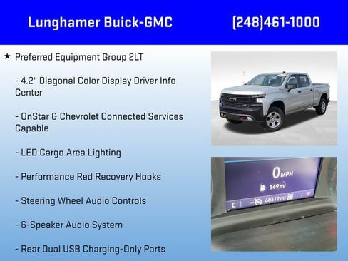 Used 2021 Chevrolet Silverado 1500 LT Trail Boss AWD/4WD image 30