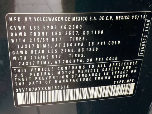 Used 2019 Volkswagen Tiguan S FWD image 22