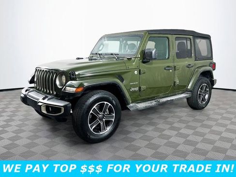 Used 2023 Jeep Wrangler Unlimited Sahara w/ Cold Weather Group AWD/4WD image 2