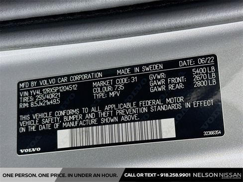 Used 2023 Volvo XC60 B5 Ultimate w/ Climate Package image 34