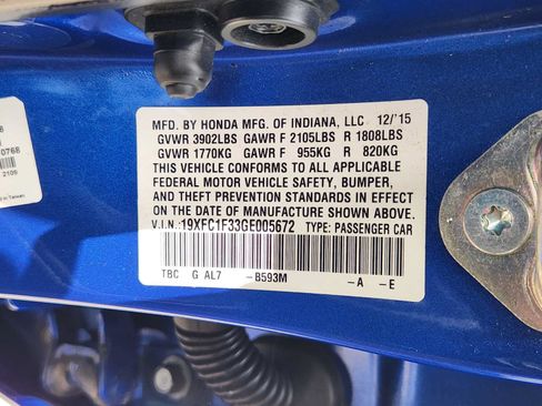 Used 2016 Honda Civic EX-T image 33
