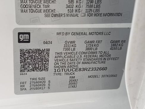 Certified 2024 GMC Sierra 1500 Elevation w/ Max Trailering Package AWD/4WD image 10