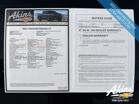 Certified 2021 Chevrolet Equinox LT image 19