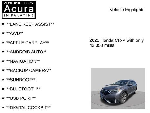 Used 2021 Honda CR-V Touring image 7