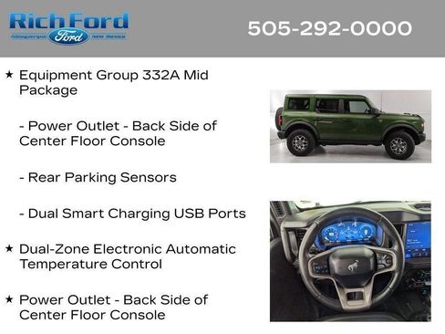 Certified 2025 Ford Bronco Badlands AWD/4WD image 86