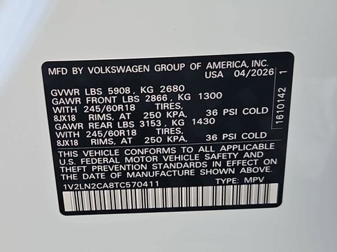 New 2026 Volkswagen Atlas SE AWD/4WD image 35