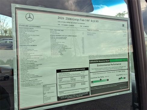 New 2026 Mercedes-Benz Sprinter 144 Cargo image 23