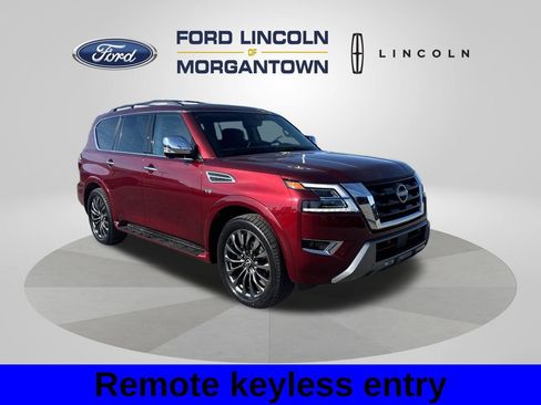 Used 2022 Nissan Armada Platinum w/ Captain's Chairs Package AWD/4WD image 8