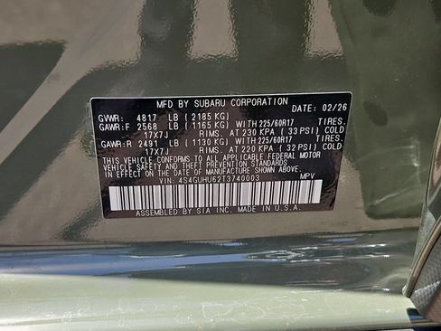 Used 2026 Subaru Crosstrek 2.5i Wilderness w/ Wilderness Package AWD/4WD image 28
