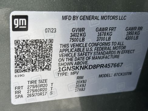 Used 2023 Chevrolet Tahoe LT w/ LT Signature Package AWD/4WD image 35