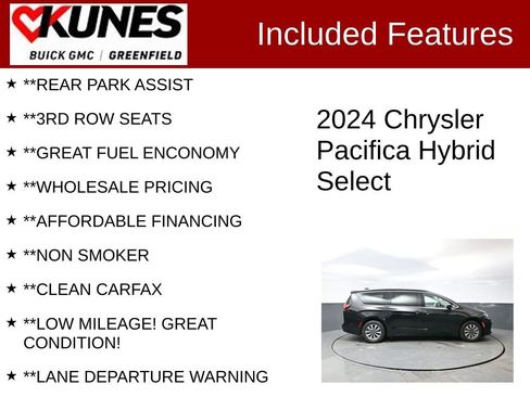 Used 2024 Chrysler Pacifica Select FWD image 3