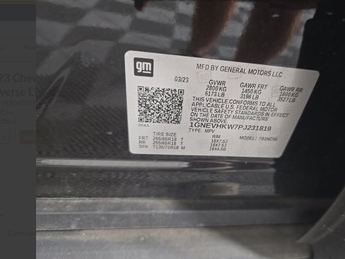 Used 2023 Chevrolet Traverse LT AWD/4WD image 10