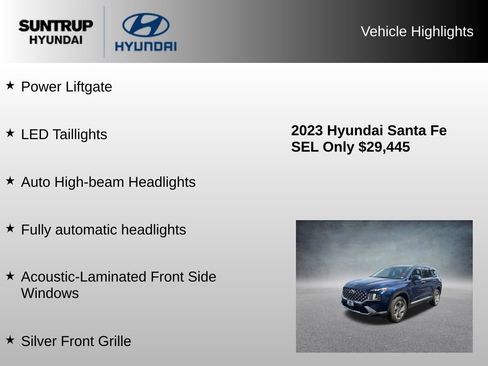 Used 2023 Hyundai Santa Fe SEL w/ Premium Package AWD/4WD image 23