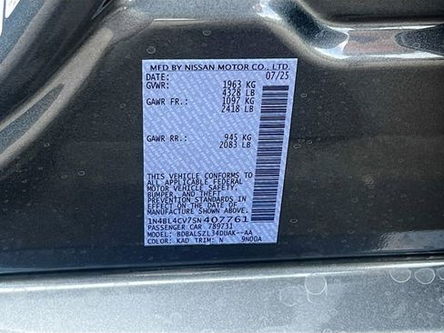 New 2025 Nissan Altima 2.5 SR w/ SR Premium Package image 20