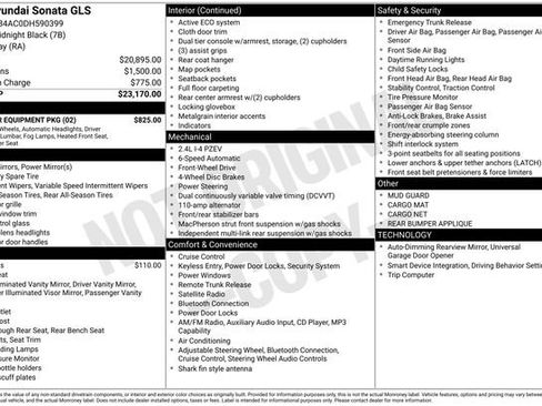 Used 2013 Hyundai Sonata GLS w/ Popular Equipment Pkg FWD image 10