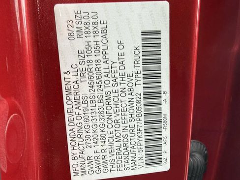 Used 2023 Honda Ridgeline RTL-E image 10