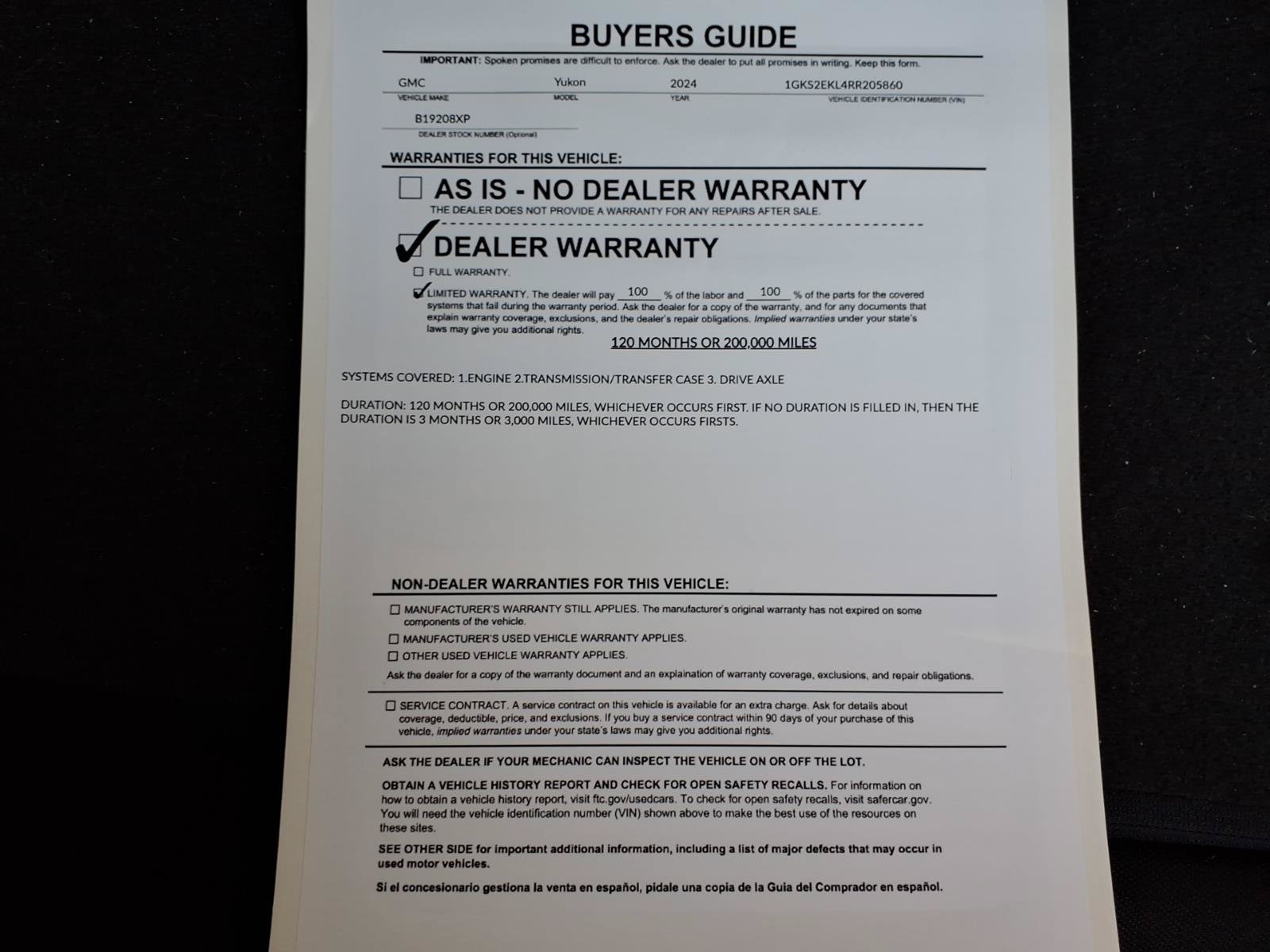 Used 2024 GMC Yukon Denali Ultimate AWD/4WD image 46