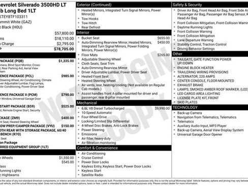 New 2026 Chevrolet Silverado 3500 LT w/ Safety Package image 16