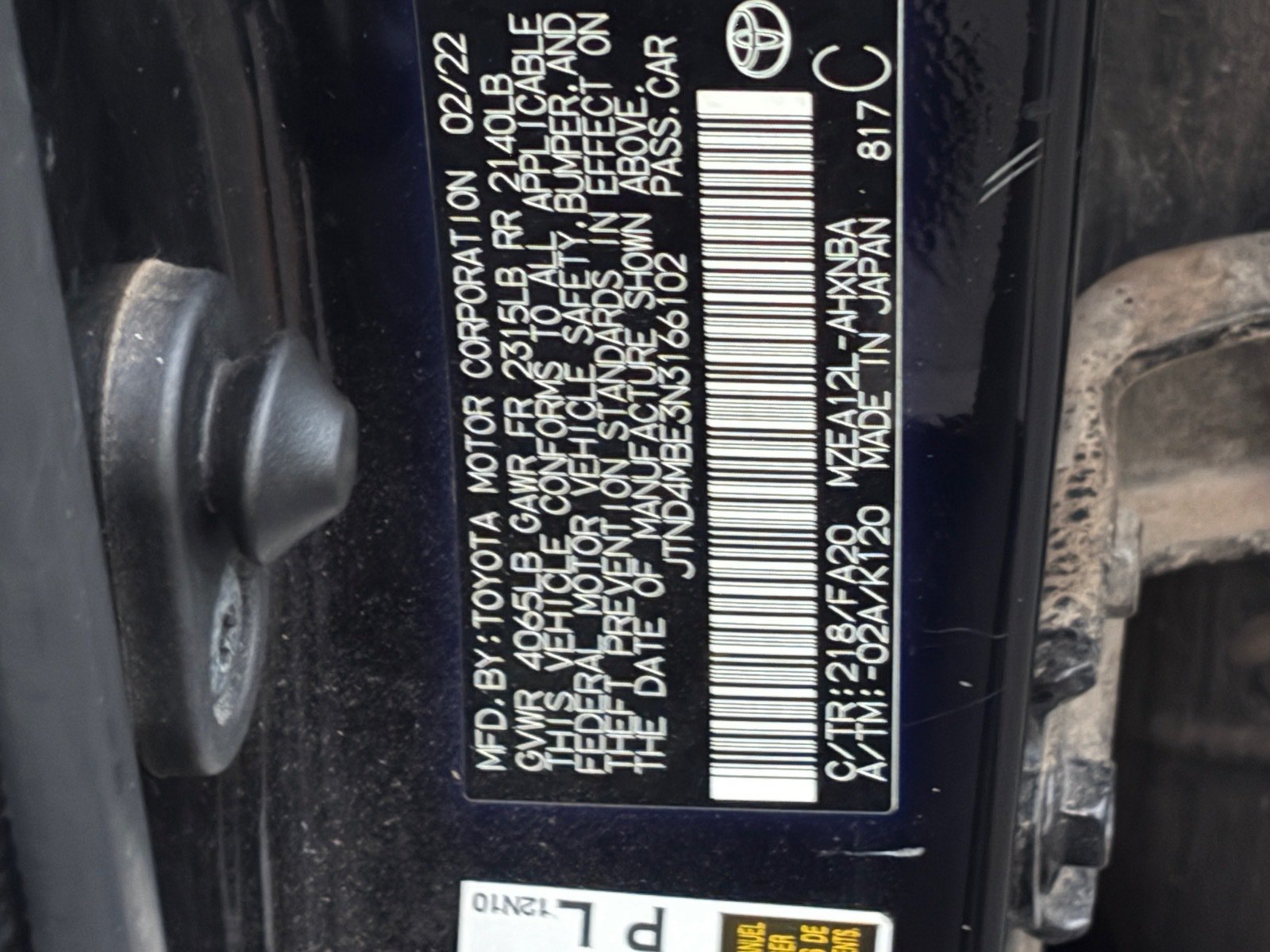 Used 2022 Toyota Corolla SE w/ Carpet Mat Package (TMS) FWD image 11