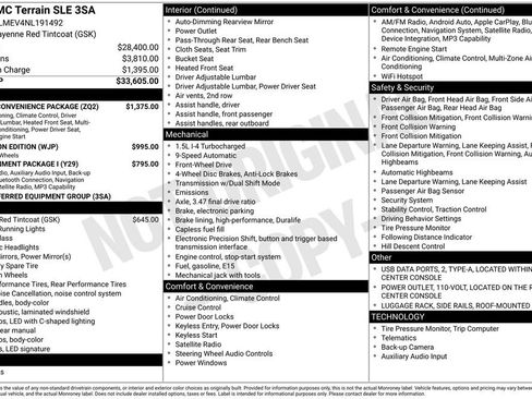 Used 2022 GMC Terrain SLE w/ Driver Convenience Package image 5