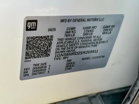 Used 2025 Chevrolet Tahoe LT AWD/4WD image 30