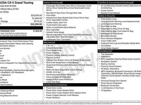 Used 2017 MAZDA CX-5 Grand Touring w/ Premium Package FWD image 1
