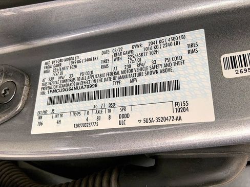 Used 2022 Ford Escape SE AWD/4WD image 8