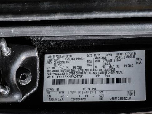 Used 2017 Ford F150 XLT w/ Equipment Group 302A Luxury image 58