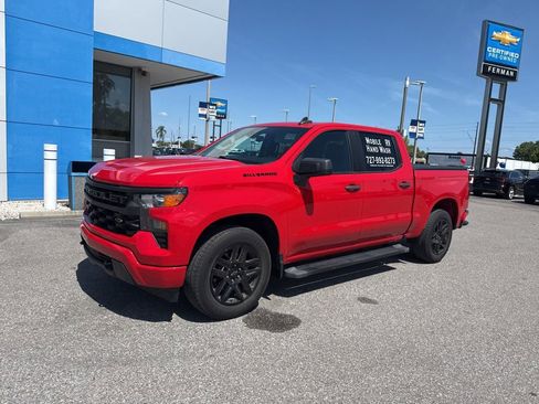 Used 2023 Chevrolet Silverado 1500 Custom w/ LPO, Dark Essentials Package RWD image 2