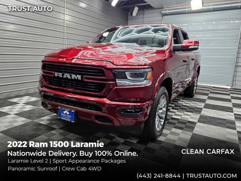 Used 2022 RAM 1500 Laramie AWD/4WD image 1