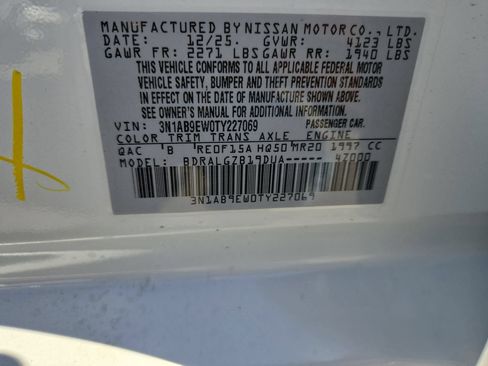 New 2026 Nissan Sentra SL w/ Floor Mat Package FWD image 38