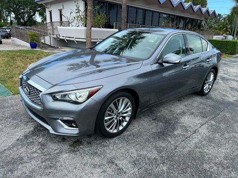 Used 2022 INFINITI Q50 Luxe w/ Cargo Package AWD/4WD image 2