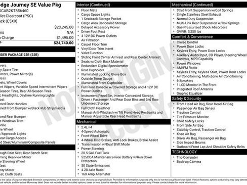 Used 2019 Dodge Journey SE FWD image 15