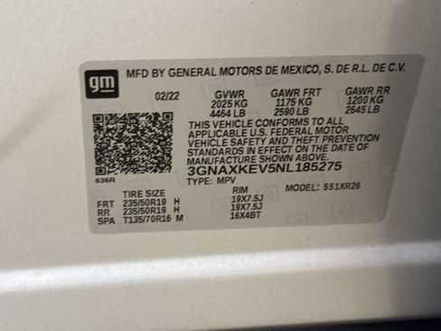 Certified 2022 Chevrolet Equinox LT FWD image 29