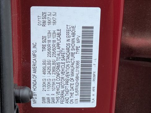 Used 2017 Honda CR-V Touring image 15