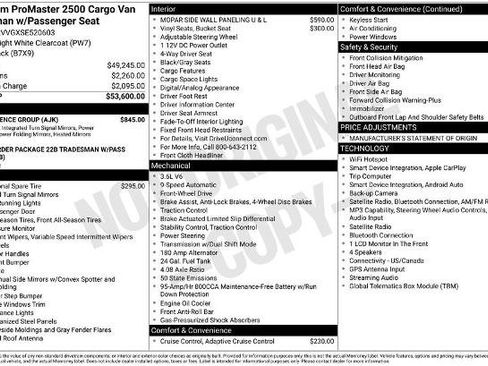 Used 2025 RAM ProMaster 2500 w/ Convenience Group FWD image 19