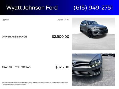 Used 2016 Volkswagen Touareg TDI AWD/4WD image 5