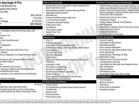 Certified 2024 Kia Sportage X-Pro image 2