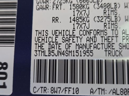 New 2025 Toyota Tacoma Limited image 20