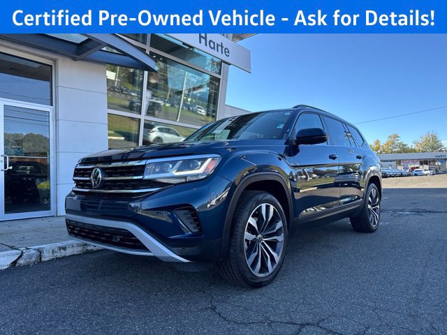 Certified 2022 Volkswagen Atlas SE w/ Panoramic Sunroof Package AWD/4WD image 2