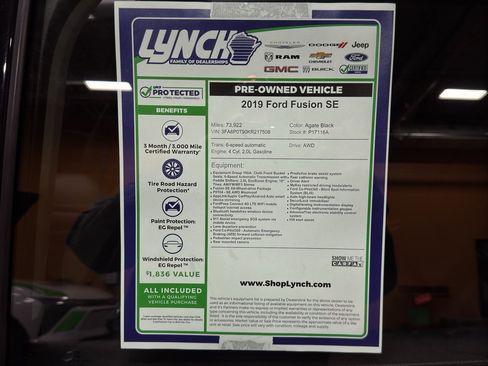 Used 2019 Ford Fusion SE image 35