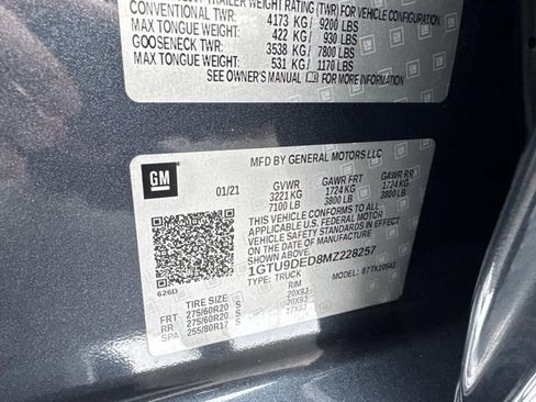 Used 2021 GMC Sierra 1500 SLT w/ SLT Premium Plus Package image 33