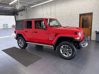 Used 2021 Jeep Wrangler Unlimited Sahara w/ LED Lighting Group AWD/4WD video 1