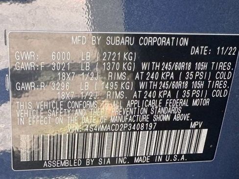 Used 2023 Subaru Ascent Premium w/ Convenience Package image 27