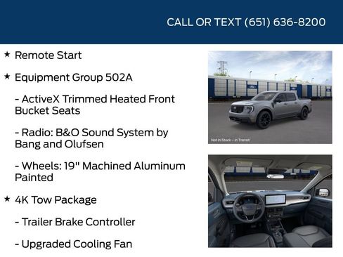 New 2026 Ford Maverick Lariat w/ Black Appearance Package image 5