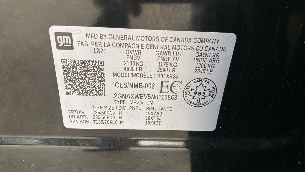 Used 2022 Chevrolet Equinox RS w/ RS Plus Package AWD/4WD image 30