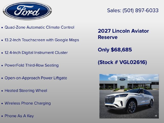 New 2027 Lincoln Aviator Reserve AWD/4WD image 12