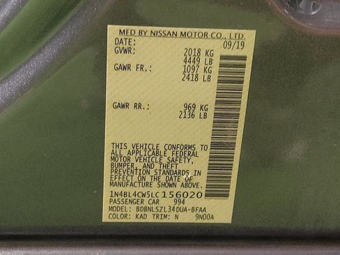 Used 2020 Nissan Altima 2.5 SR image 33