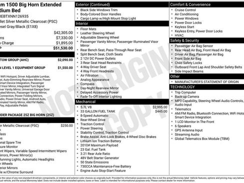 Used 2022 RAM 1500 Big Horn w/ Trailer Tow Group RWD image 6
